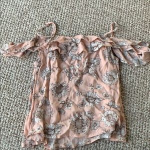 Off the shoulder tank